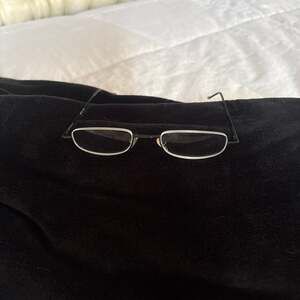 Fossil LO0809 Black Slim Metal Frame Reading Glasses +2.50